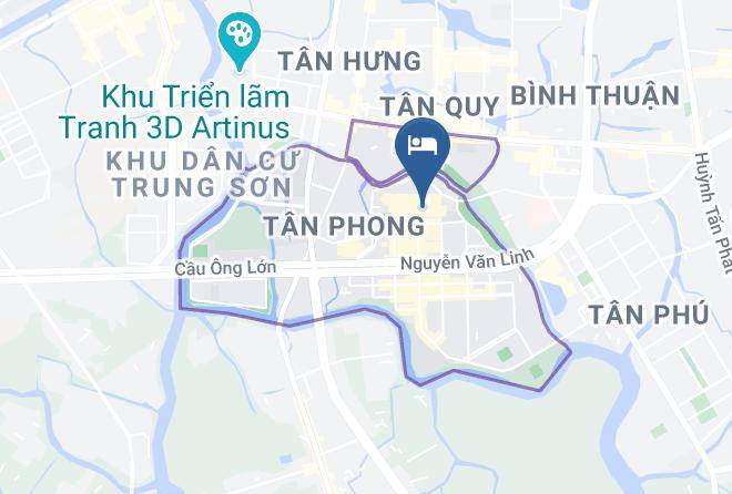 Golf Hotel Map - Ho Chi Minh City - Tan Phong
