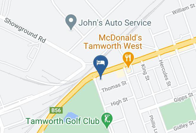 Tamworth Regional - Golf Links Motel Maps