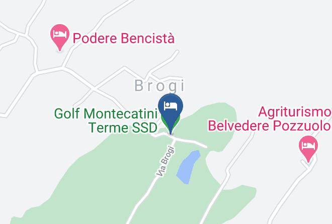 Pistoia - Golf Montecatini Terme Ssd Maps
