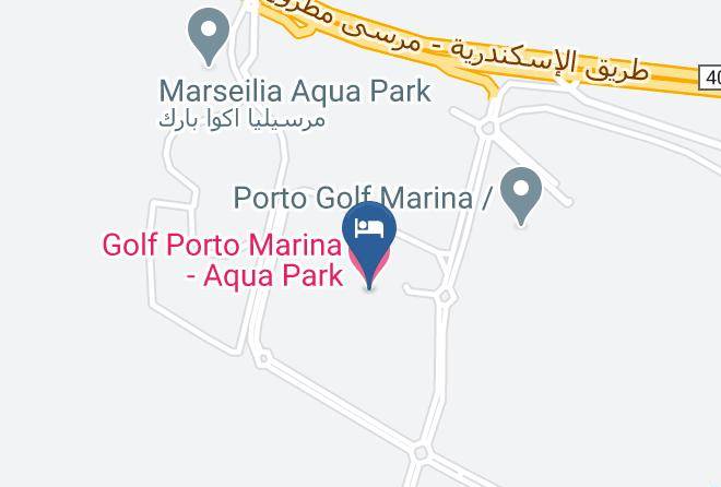 El Alamein - Golf Porto Marina Aqua Park Maps
