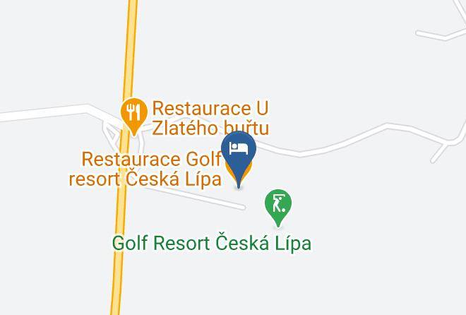 Ceska Lipa - Restaurant Golf Resort Ceska Lipa Maps