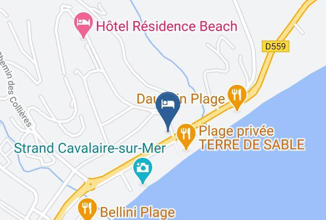 Var - Hotel Golfe Bleu Maps