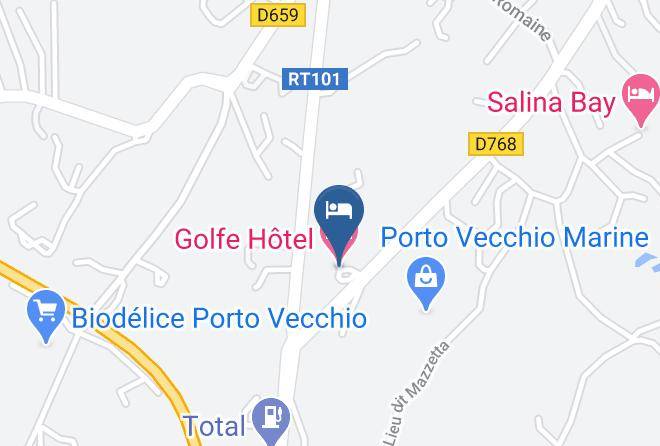 Golfe Hotel Map