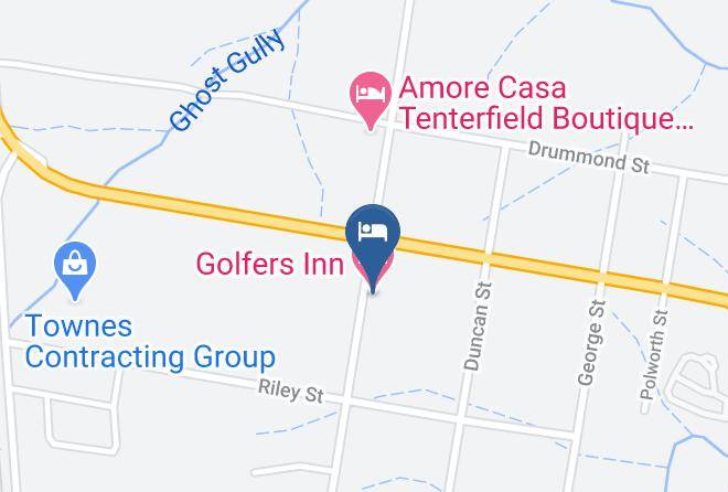 Tenterfield - Golfers Inn Maps