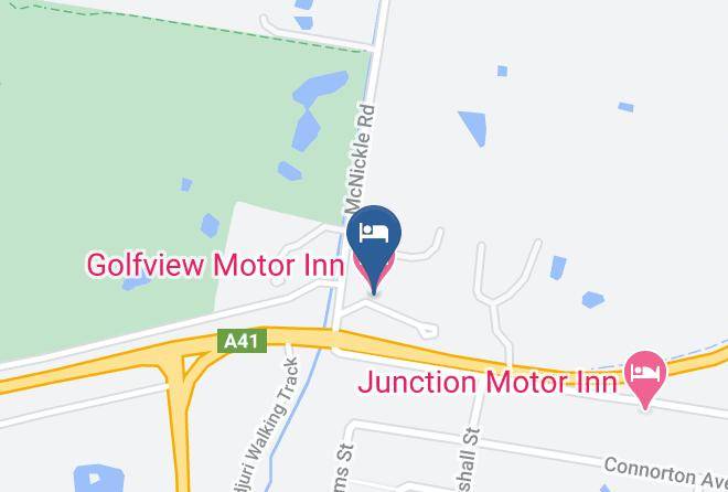 Wagga Wagga - Golfview Motor Inn Maps