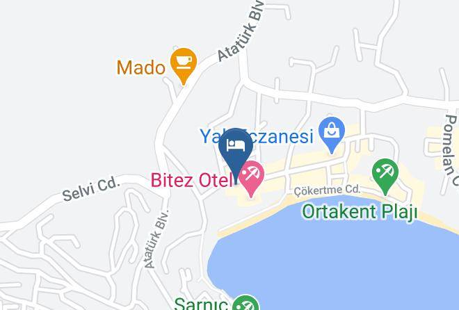 Bodrum - Golo Beach Hotel Maps