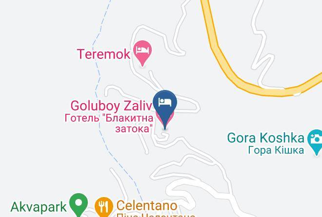 Yalta - Goluboy Zaliv Hotel Maps