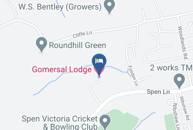 Kirklees - Gomersal Lodge Hotel Maps
