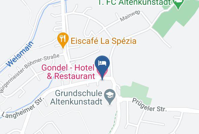 Lichtenfels - Gondel Hotel & Restaurant Maps
