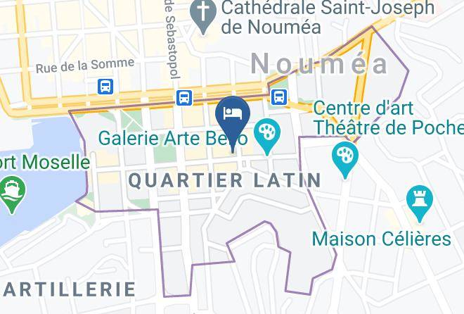 Noumea - Gondwana Hotel Maps