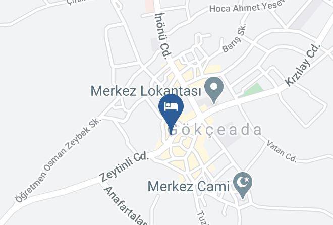 Gokceada - Gonen Butik Hotel Maps