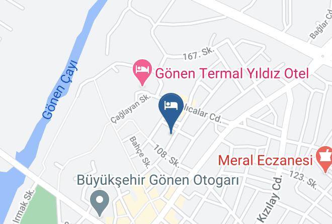 Gonen - Gonen Palmiye Butik Pansiyon Maps