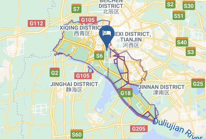 Xiqing District - Gongda Hotel Tianjin Maps