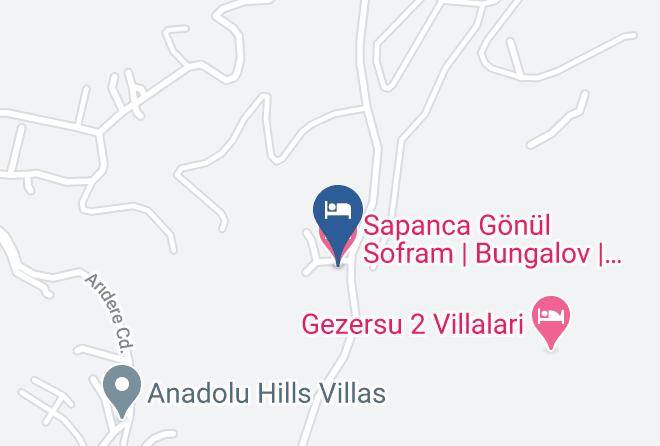 Sapanca Gonul Sofram Bungalov Otel Restaurant Map