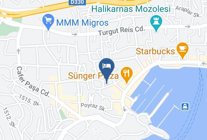 Bodrum - Gonulden Otel Maps