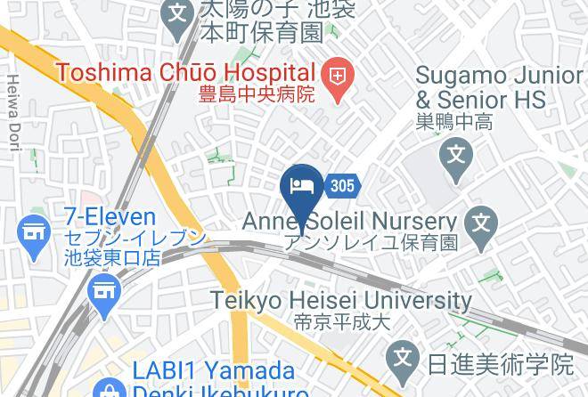 Toshima Ward - Good Diner Inn Copain Maps