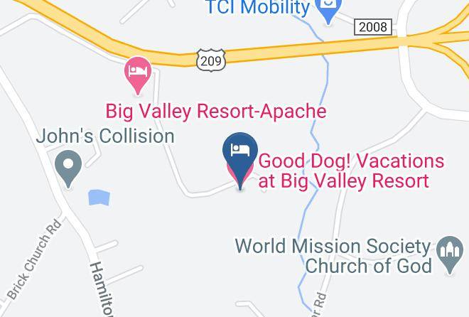 Monroe - Good Dog Vacations At Big Valley Resort Maps