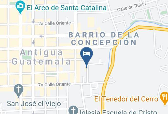 Antigua Guatemala - Good Hotel Antigua Maps