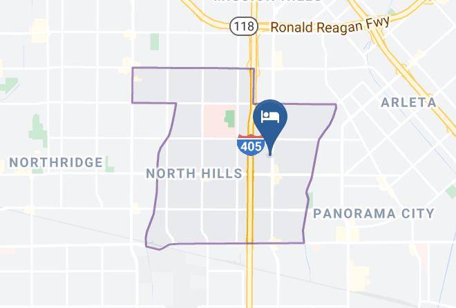 Los Angeles - Good Knight Inn Motel Maps