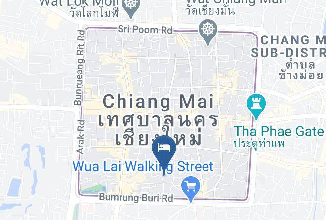 Amphoe Mueang Chiang Mai - Good Morning Chiang Mai Cafe & Tropical Inn Maps