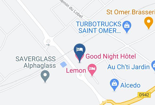 Pas De Calais - Good Night Hotel Maps