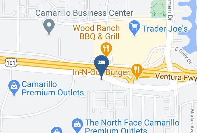 Ventura - Good Nite Inn Camarillo Ventura County Maps