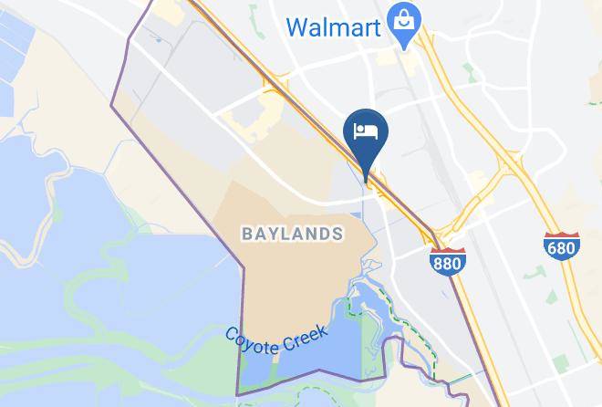 Alameda - Good Nite Inn Fremont San Jose Maps