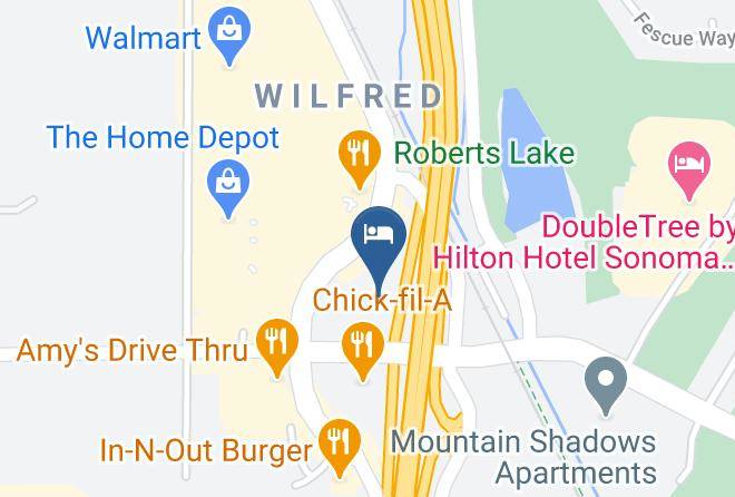 Sonoma - Good Nite Inn Rohnert Park Sonoma County Maps