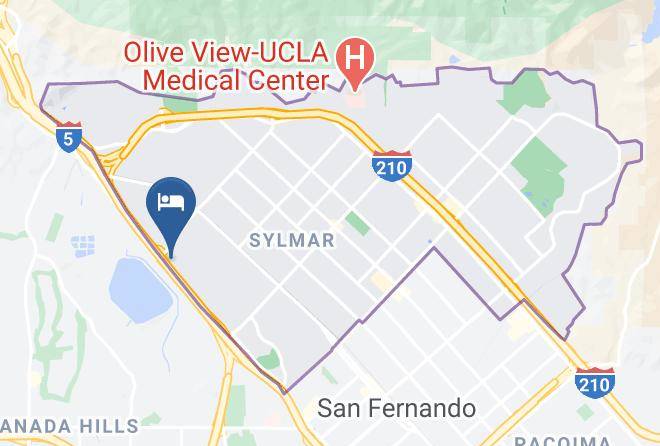 Los Angeles - Good Nite Inn Sylmar Los Angeles Maps