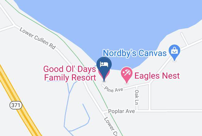 Crow Wing - Good Ol' Days Family Resort Maps