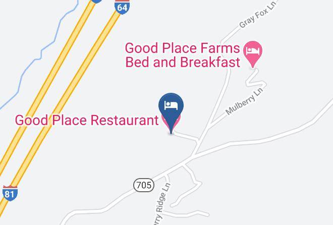 Good Place Restaurant Map - Virginia - Rockbridge