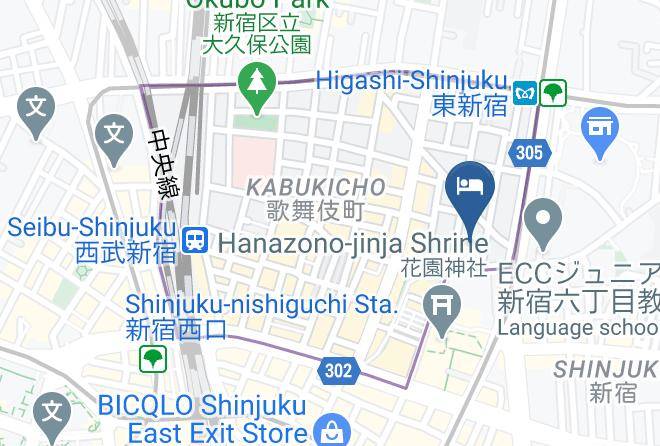 Shinjuku Ward - Good Stay Shinjuku Maps