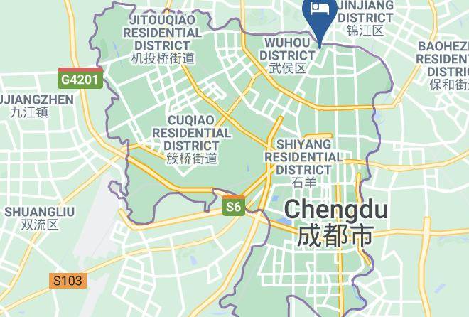 Chengdu - Good Time Express Hotel Hua Xidian Maps