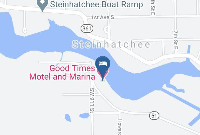 Dixie - Good Times Motel And Marina Maps