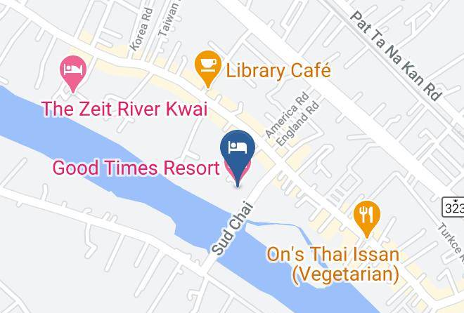 Good Times Resort Map - Kanchanaburi - Amphoe Mueang Kanchanaburi