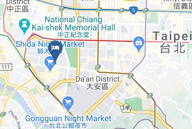 Da An District Shida Night Market - Goodmore Hotel Shida Maps