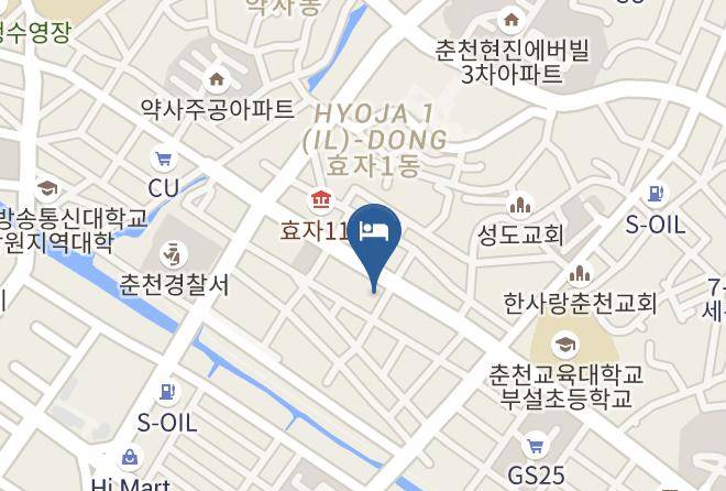 Chuncheonsi - Goodstay 3d Cinema Motel Maps