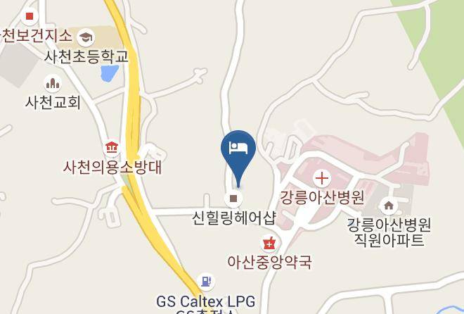Gangneungsi - Goodstay Motel Hill Maps