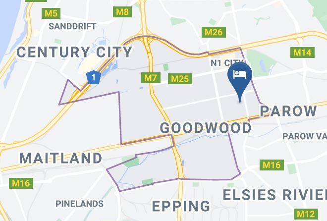 City Of Cape Town - Goodwood Accomodation Maps