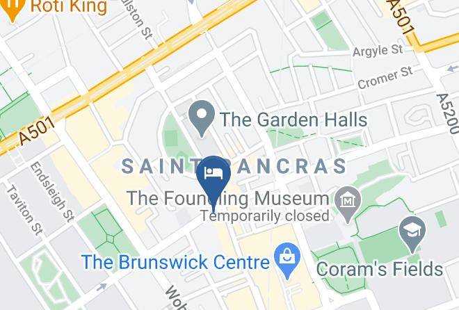 London - Belle Hotel Russell Square Maps