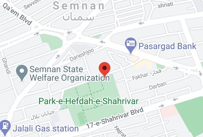 Semnan - Gootkemall Hotel Maps