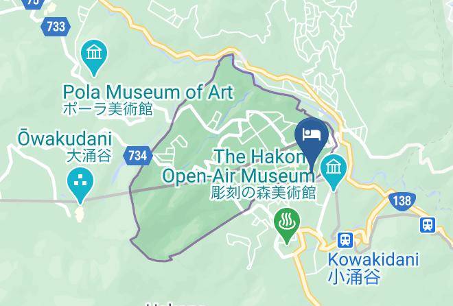 Hakone Townashigarashimo District - Gora Kadan Maps