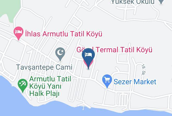 Armutlu - Goral Termal Tatil Koyu Maps