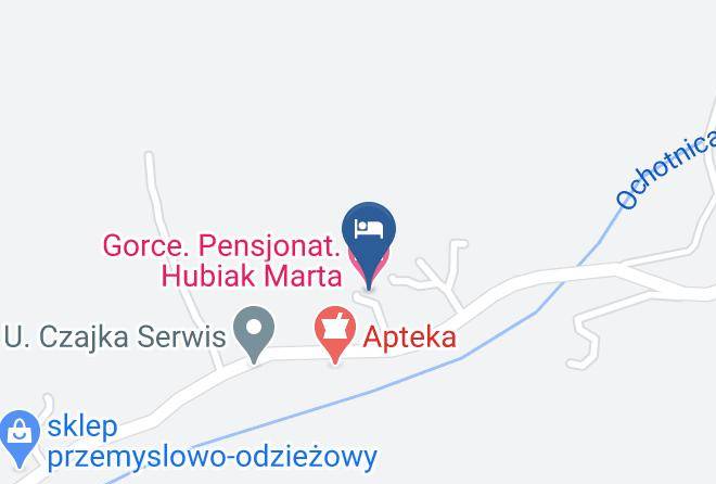 Nowotarski - Gorce Pensjonat Hubiak Marta Maps