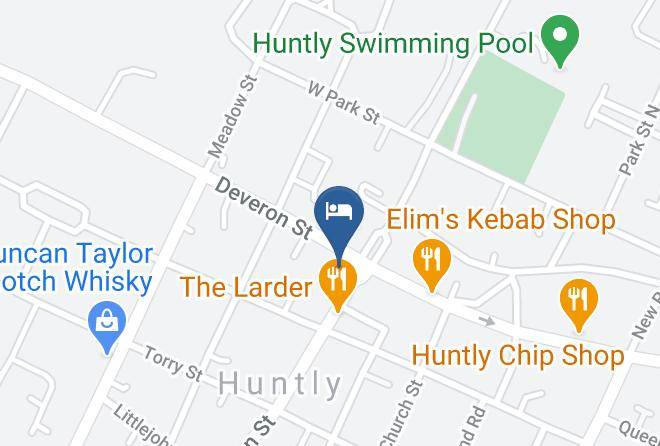 Aberdeenshire - Gordon Arms Hotel And Cheers Cafe Bar Maps