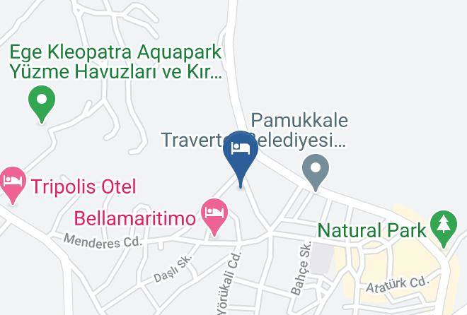 Pamukkale - Goreme Hotel Maps