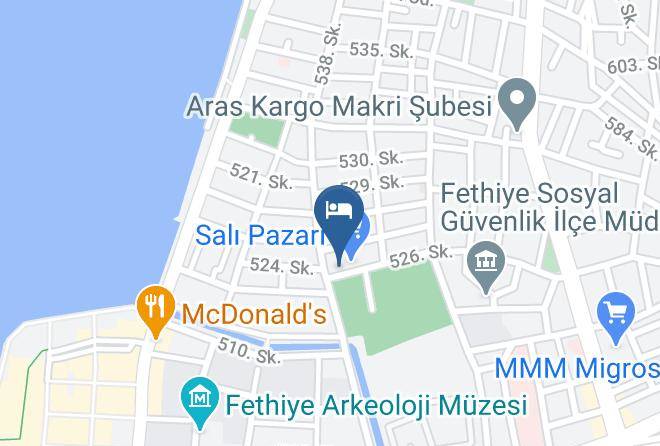 Fethiye - Goreme Pansiyon Maps