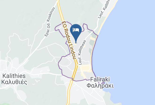 Dodecanese - Gorgona Faliraki Maps