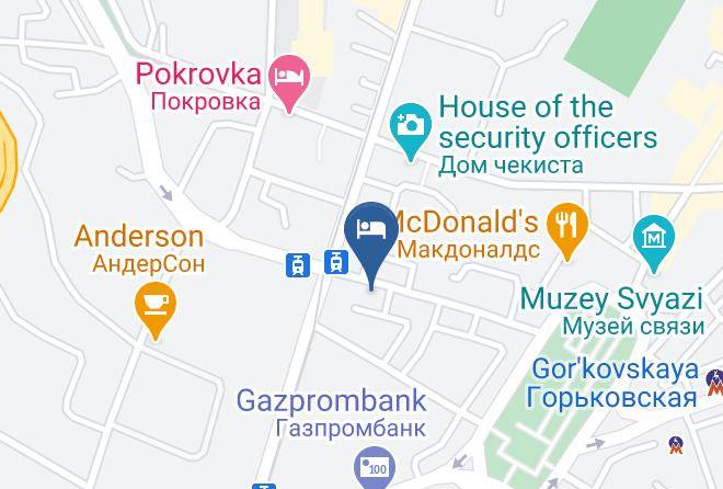 Nizhniy Novgorod - Gorky Hotel Maps