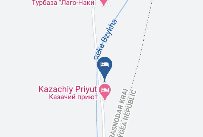 Apsheronsky District - Gornolyzhnyy Kompleks Sed'moye Nebo Maps